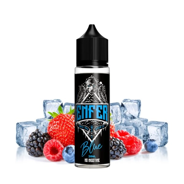 Blue 0mg 50ml  ENFER  dkvapncustom